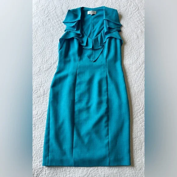 kasper blue dress Kasper Women's Fit And Flare Dress, 18